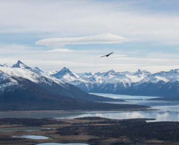 Cảnh quan Patagonia từ máy bay